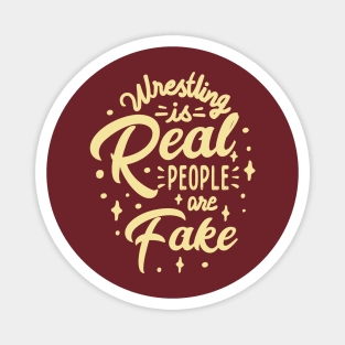 Wrestling Reality Tee Magnet